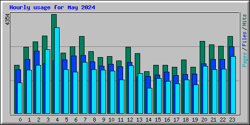 Hourly usage for May 2024